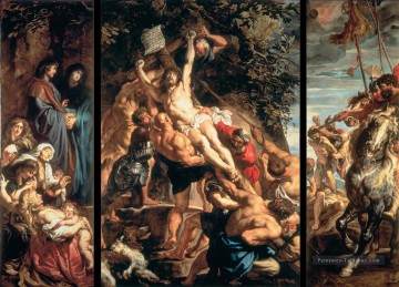 Élever de la Croix Baroque Peter Paul Rubens Peinture à l'huile